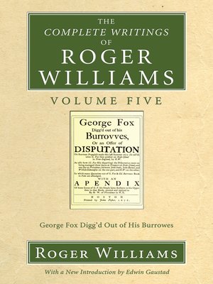 cover image of The Complete Writings of Roger Williams, Volume 5